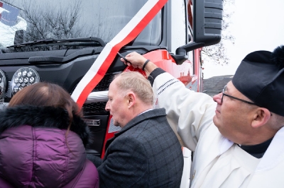 Uroczyste przekazanie ciężkiego samochodu_96