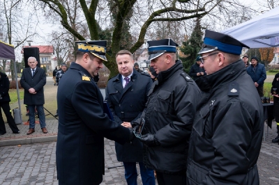 Uroczyste przekazanie ciężkiego samochodu_112